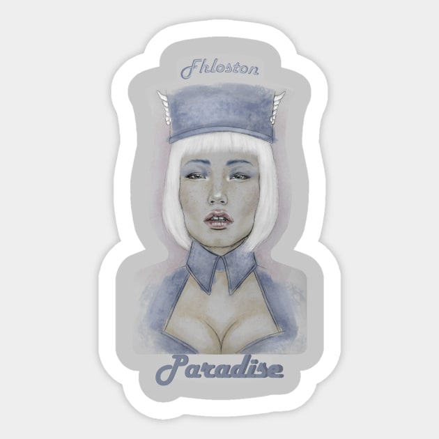 Fhloston Paradise Sticker by PompBerry